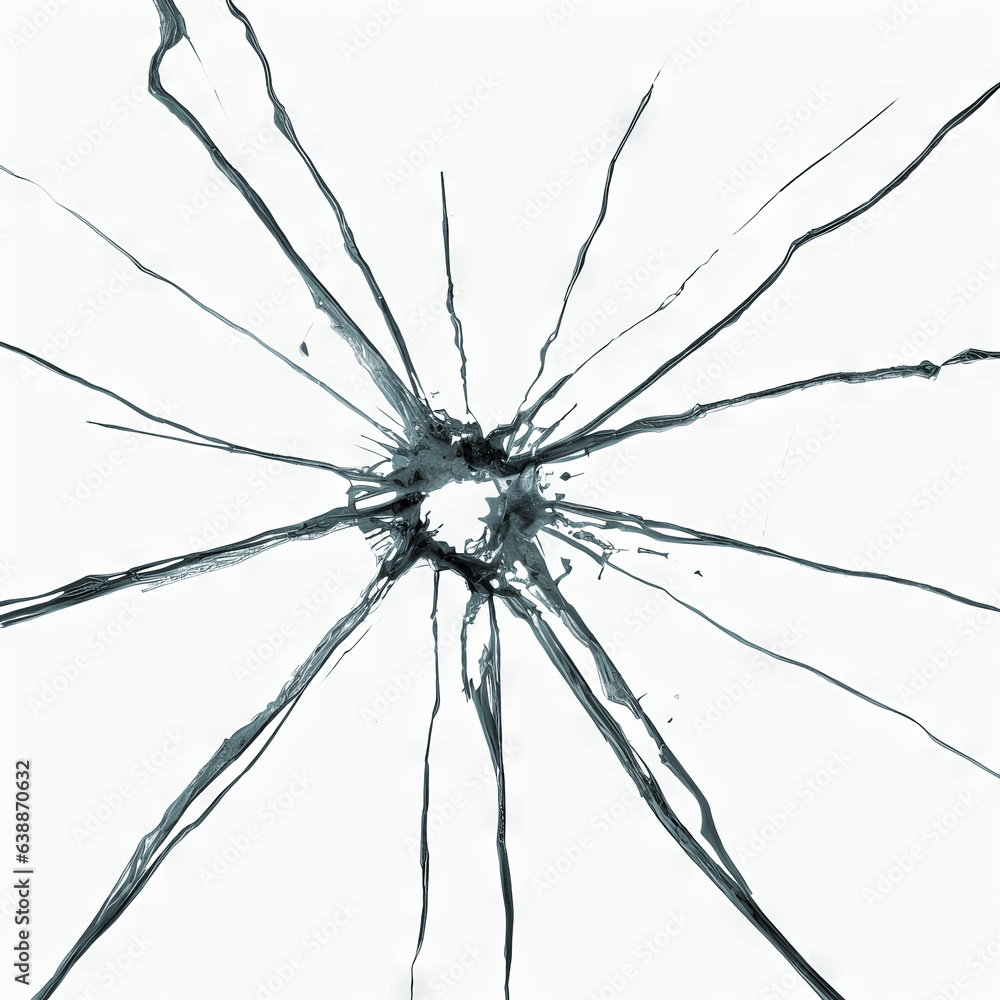 Broken cracks glass fracture effect texture isolated PNG easy to use Broken cracks glass fracture effect texture isolated PNG easy to use