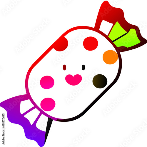 Sweet candy lollipop 