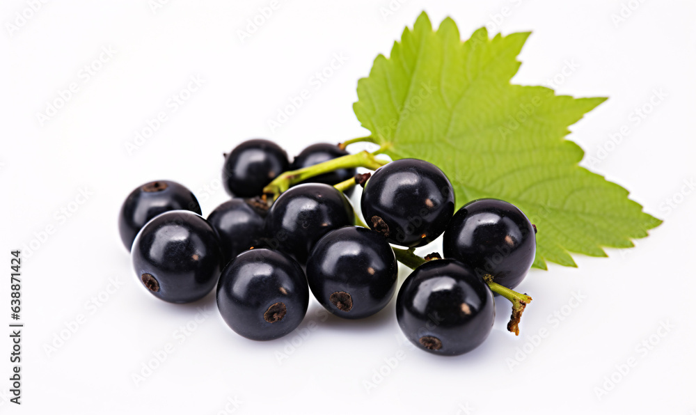 black currant isolated on a white background black currant isolated on a white background
