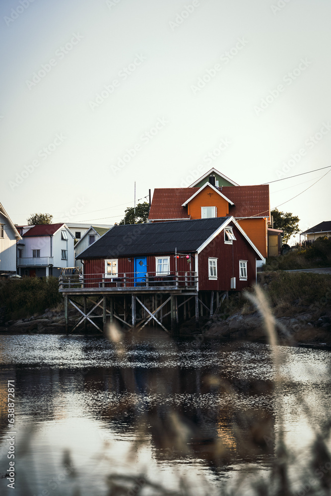 Obraz premium house on pier