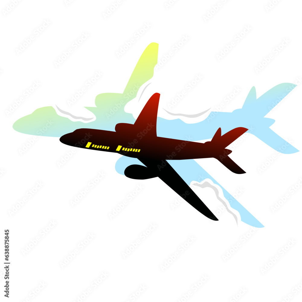 airplane in the sky airplane in the sky