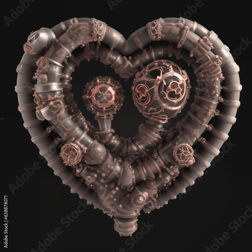 Heart shaped object made of...
