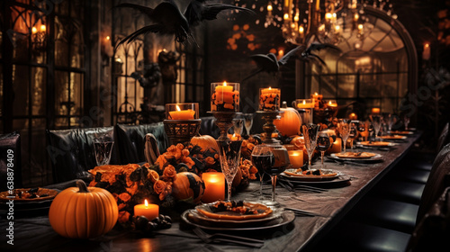 a Halloween atmosphere that invites guests to indulge in both flavors and the holiday spirit