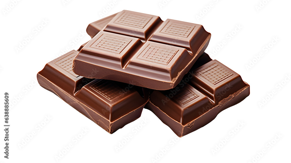 squares of chocolate on transparent background PNG squares of chocolate on transparent background PNG