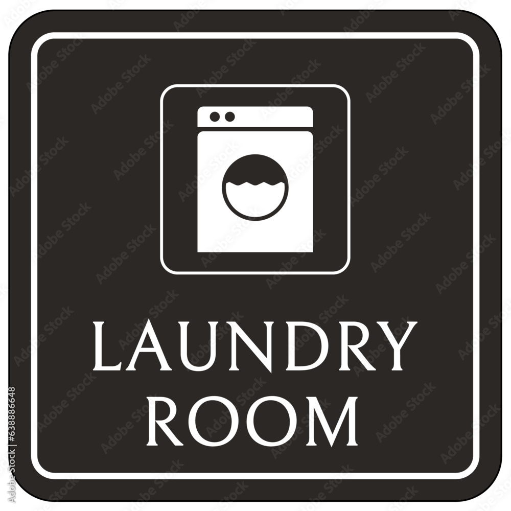 Laundry room sign and labels