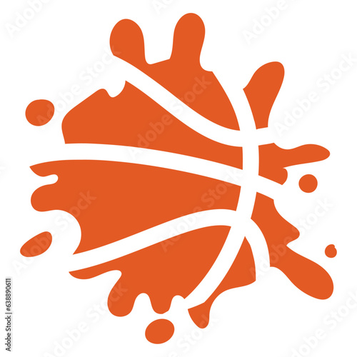 Basketball Splash - Basketball Illustration