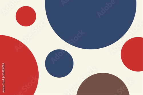 blue red geometric abstract background. vector illustration