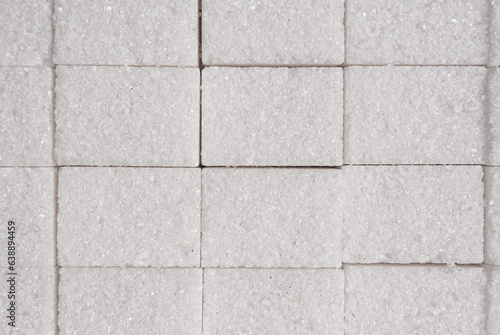 Wallpaper Mural White sarakh cubes lying flat, background, texture Torontodigital.ca