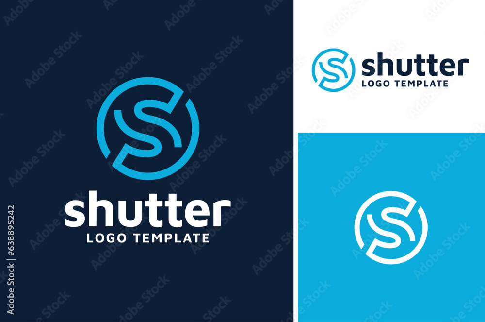 Circular Rotation Balance Initial Letter S Swap Switch Swivel Spin Sync Shutter with simple logo design Circular Rotation Balance Initial Letter S Swap Switch Swivel Spin Sync Shutter with simple logo design