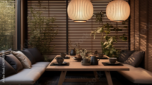 Dinning Room with Japanese Style photo