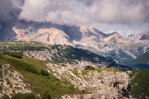 View of Cadini di Misurina, Auronzo di Cadore, Dolomites, Italy photo