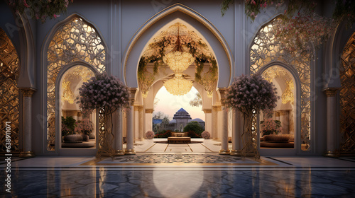 Arabic Entrance with Mosaic Tiles © Magenta Dream
