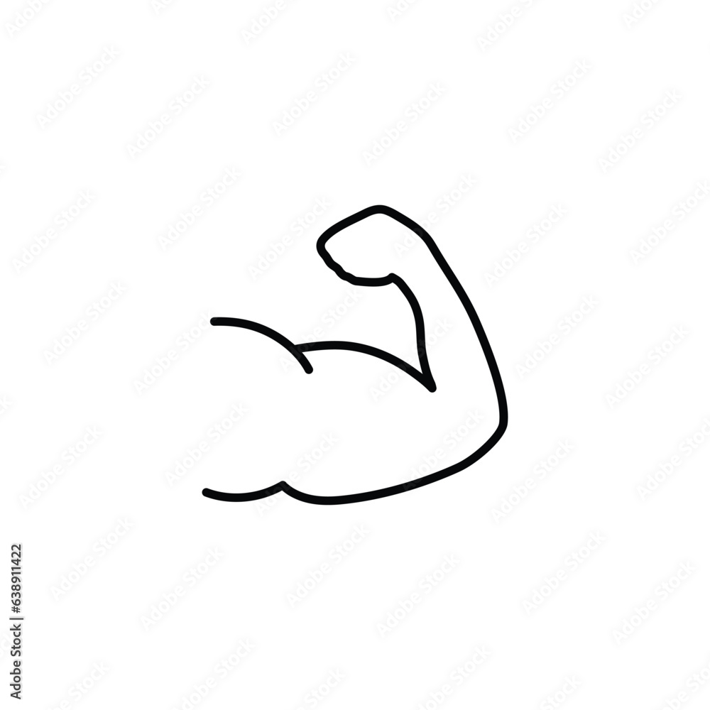 biceps icon muscle vector icon sports sign sport club fitness logo symbol biceps icon muscle vector icon sports sign sport club fitness logo symbol