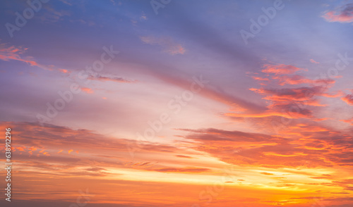 sunset sky with clouds in the evening © Nature Peaceful 