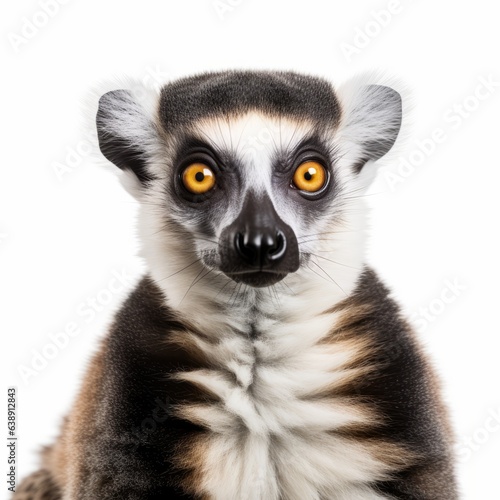 lemur isolated in a white background © Riccardo