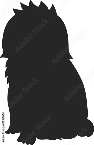 猿のシルエットのイラスト