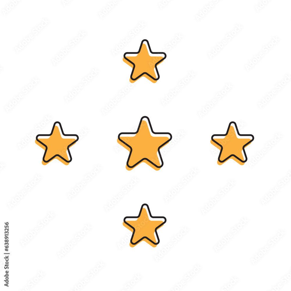Five stars icon