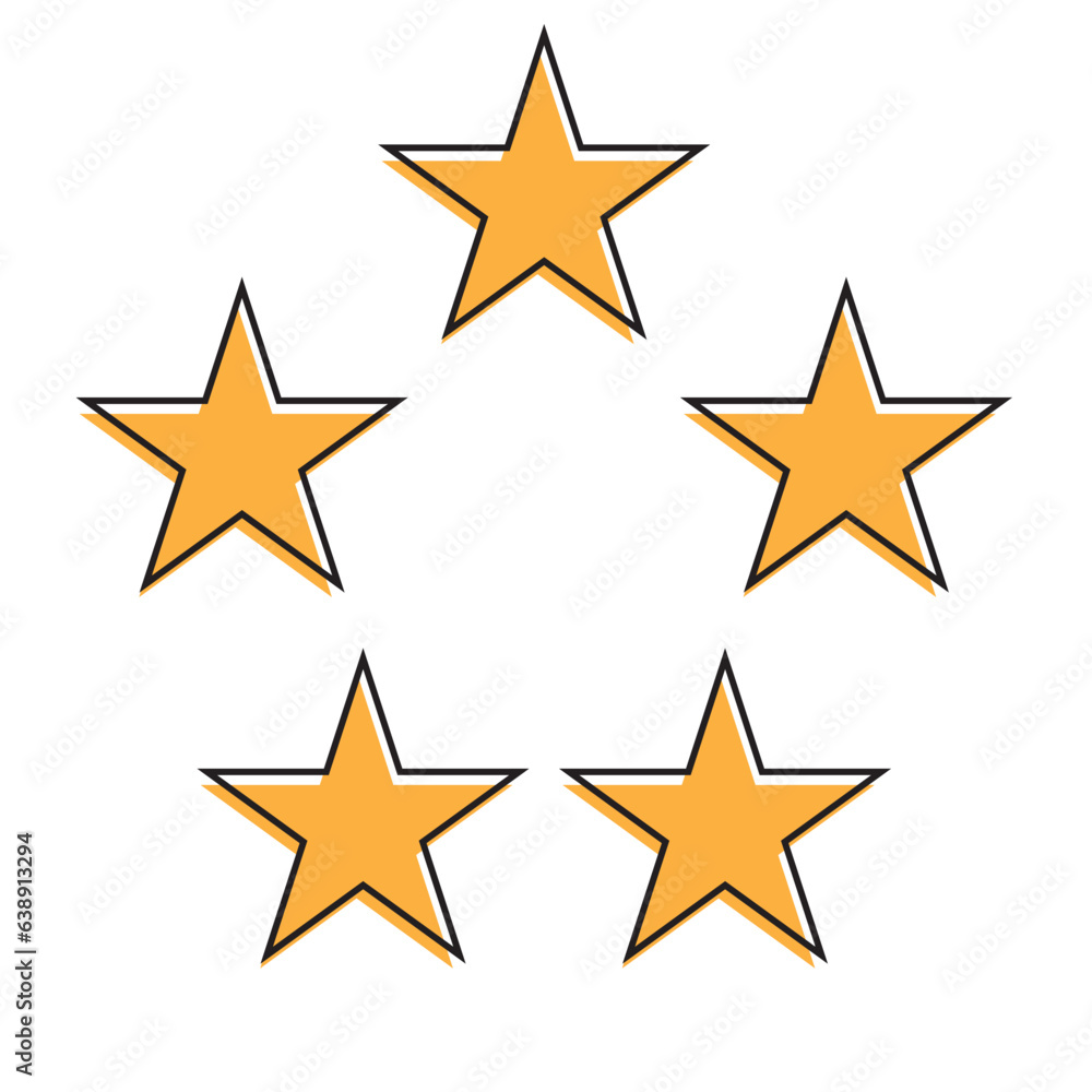 Five stars icon