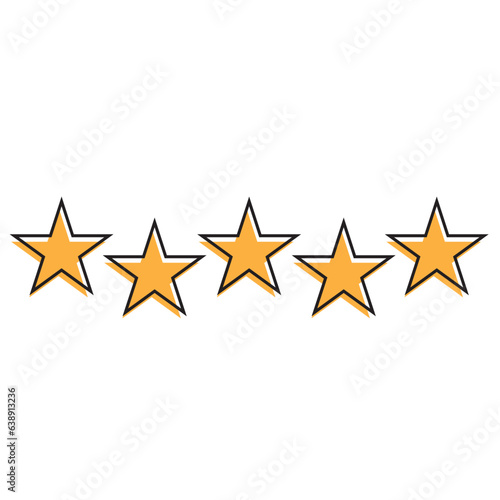 Five stars icon