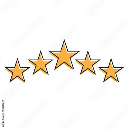 Five stars icon