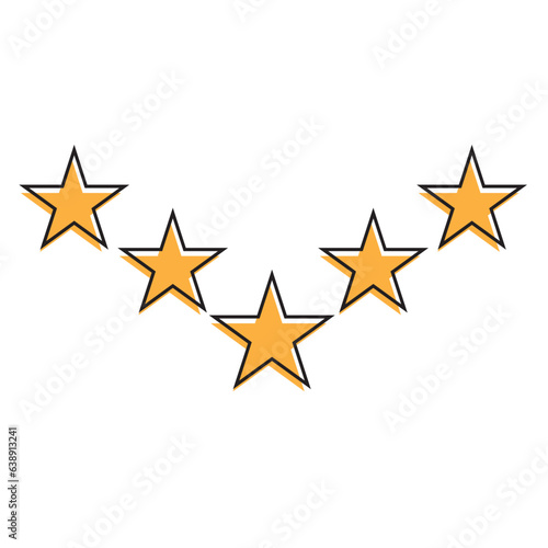 Five stars icon