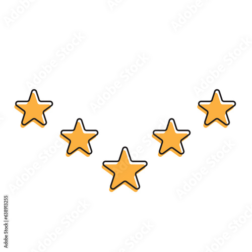 Five stars icon