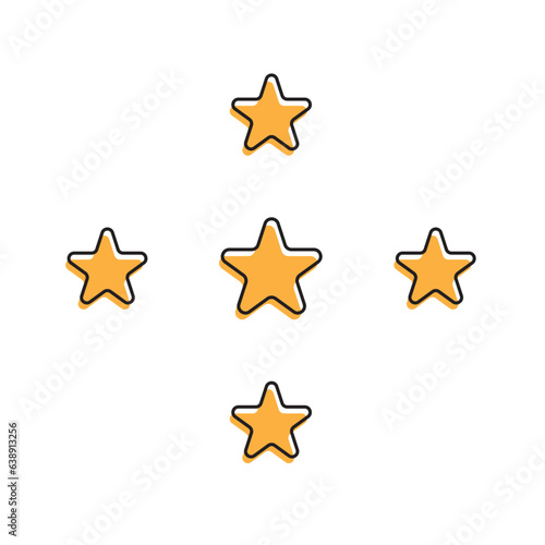 Five stars icon