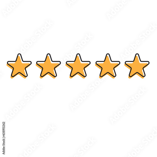 Five stars icon