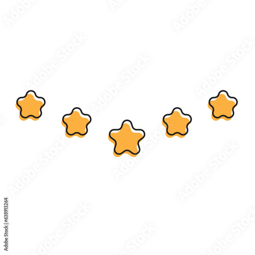 Five stars icon