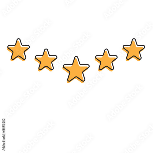 Five stars icon