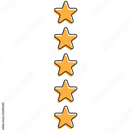 Five stars icon