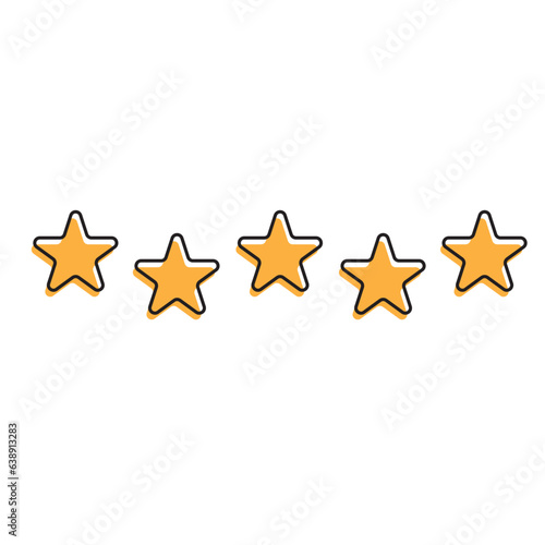 Five stars icon