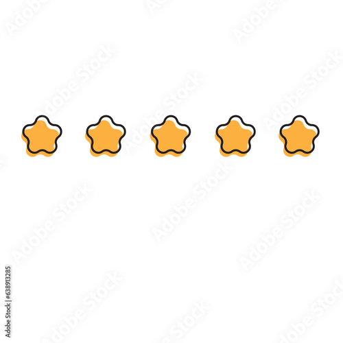 Five stars icon