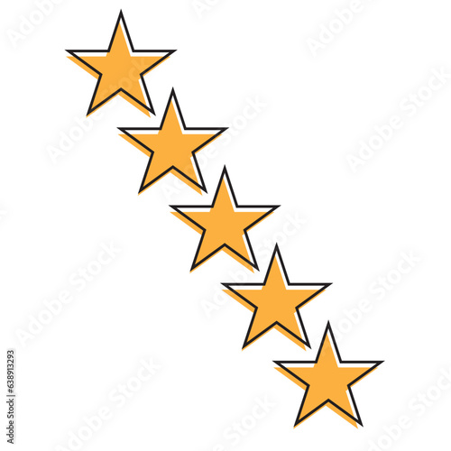 Five stars icon