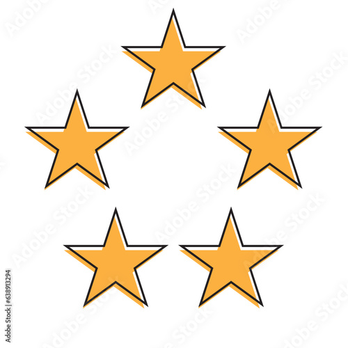 Five stars icon