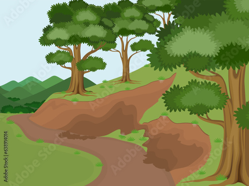 Soil that has been eroded by water.