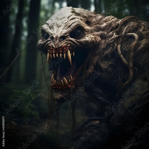 monster in the woods © 1_0r3