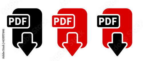 ikona pobierania plików PDF