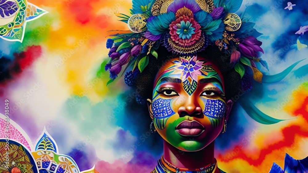 Fototapeta premium Freedom Day, Emancipation Day, Black Independence Day, Juneteenth is a day of celebration