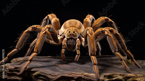 Giant tarantula Lasiodora parahybana. AI Generative. photo