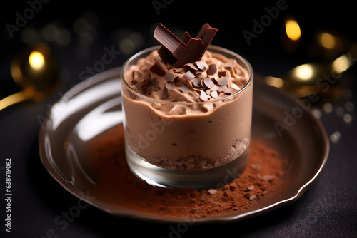 Chocolate Mousse, airy chocolate delight, a fluffy indulgence