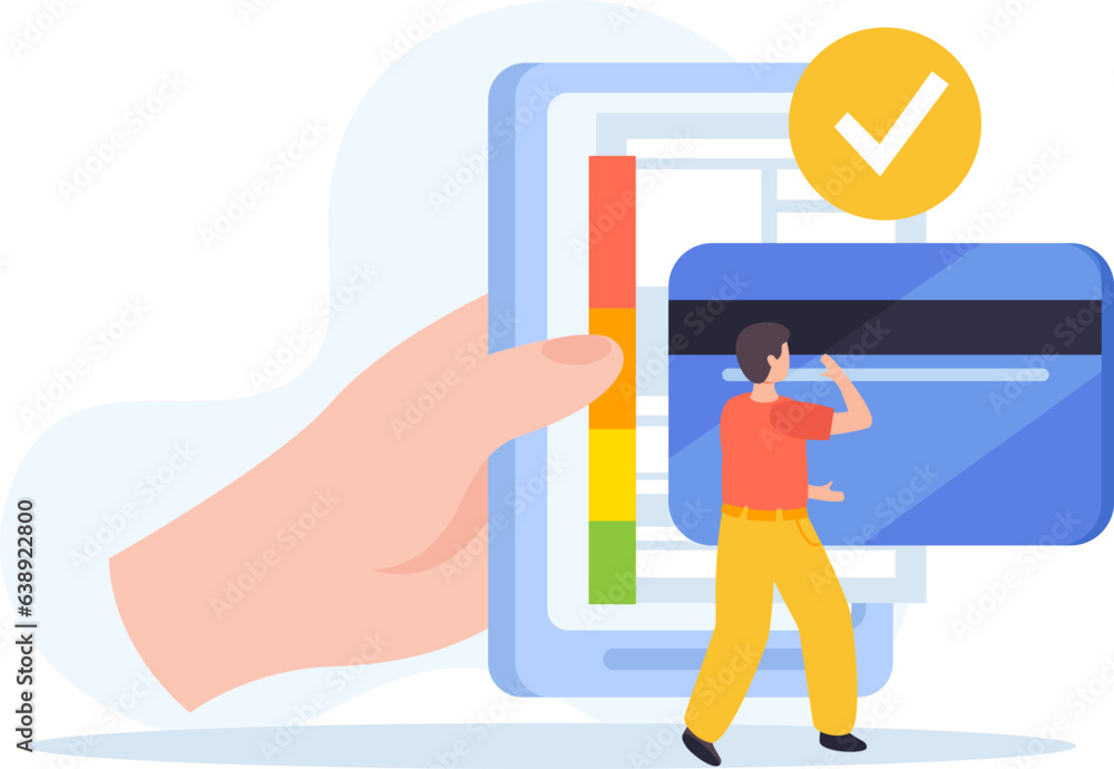 Credit Score Flat Composition