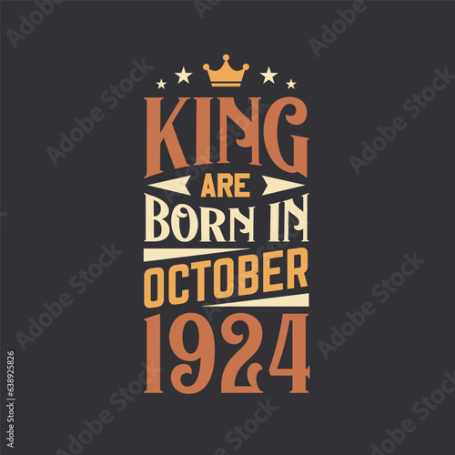 King are born in October 1924. Born in October 1924 Retro Vintage Birthday