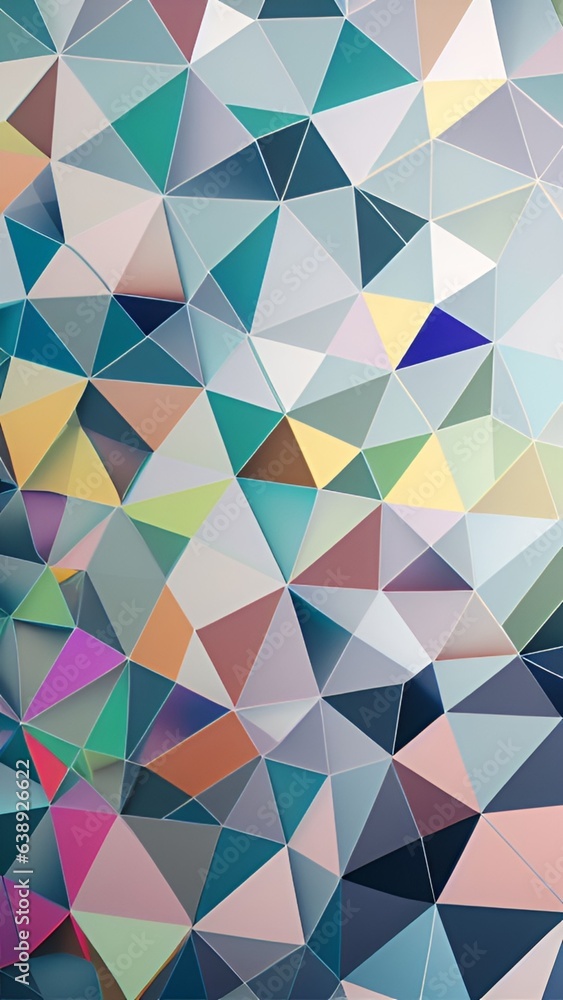 Fototapeta premium Abstract lines and shapes of geometric intensity color background