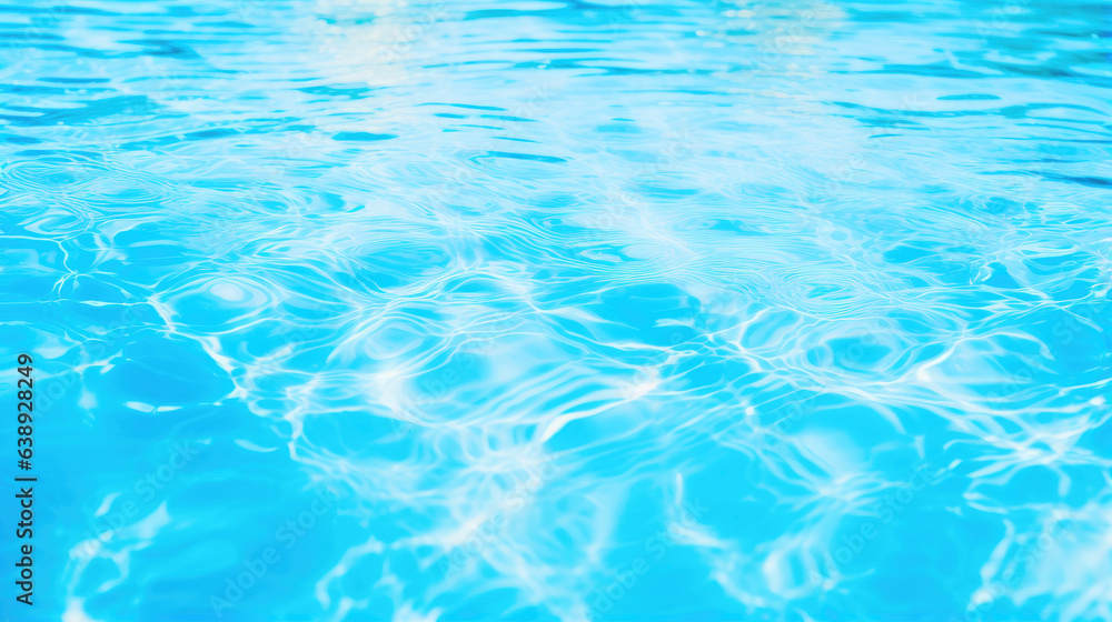 Fototapeta premium Rippling Aqua Pool Surface