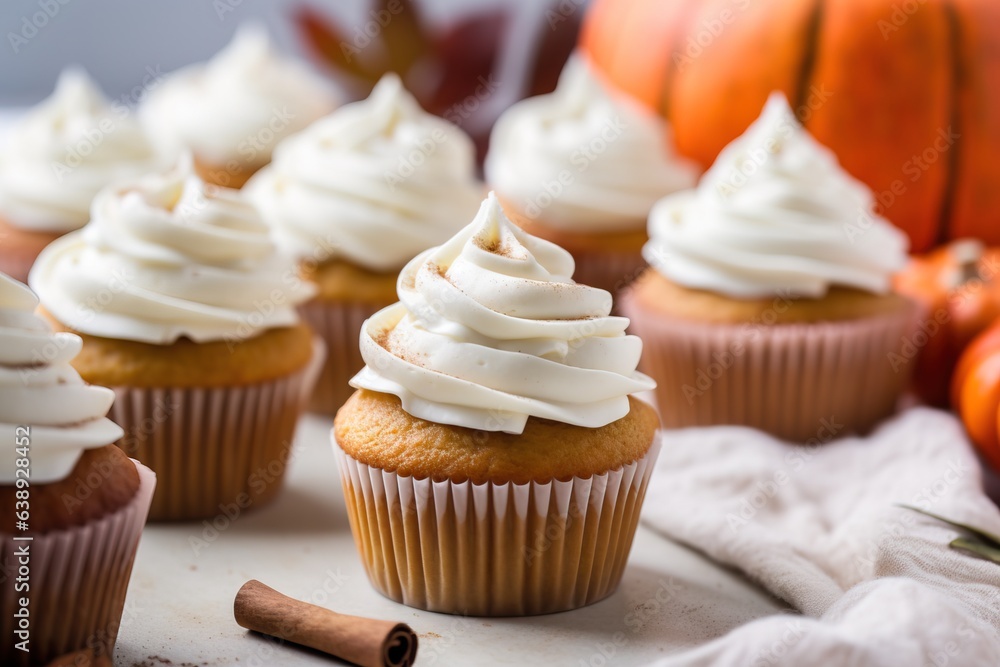 Autumn's Delight: Traditional Pumpkin Cupcakes