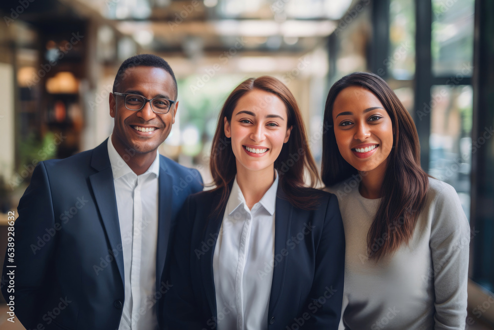 Multicultural Business Professionals in Office Multicultural Business Professionals in Office