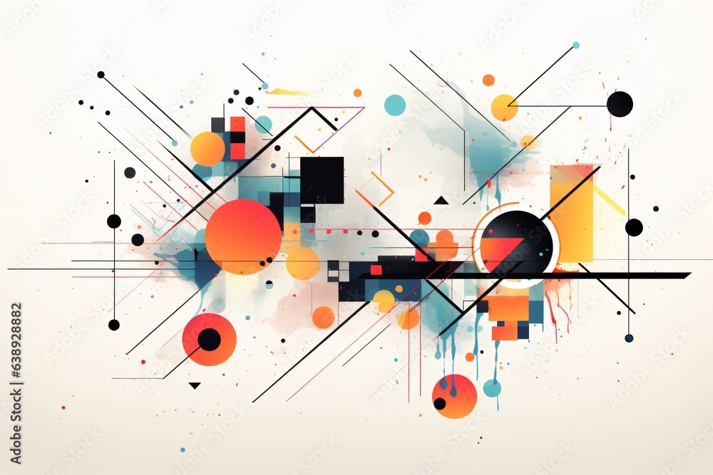 Obraz premium abstract music background with notes