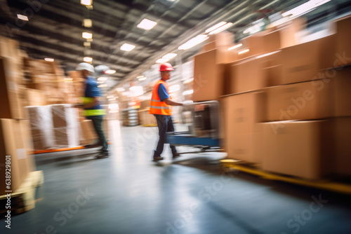 Efficiency in Motion: Warehouse Team and Global Trade