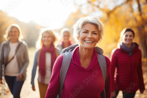 Ladies on a Nature Stroll During Yoga Retreat